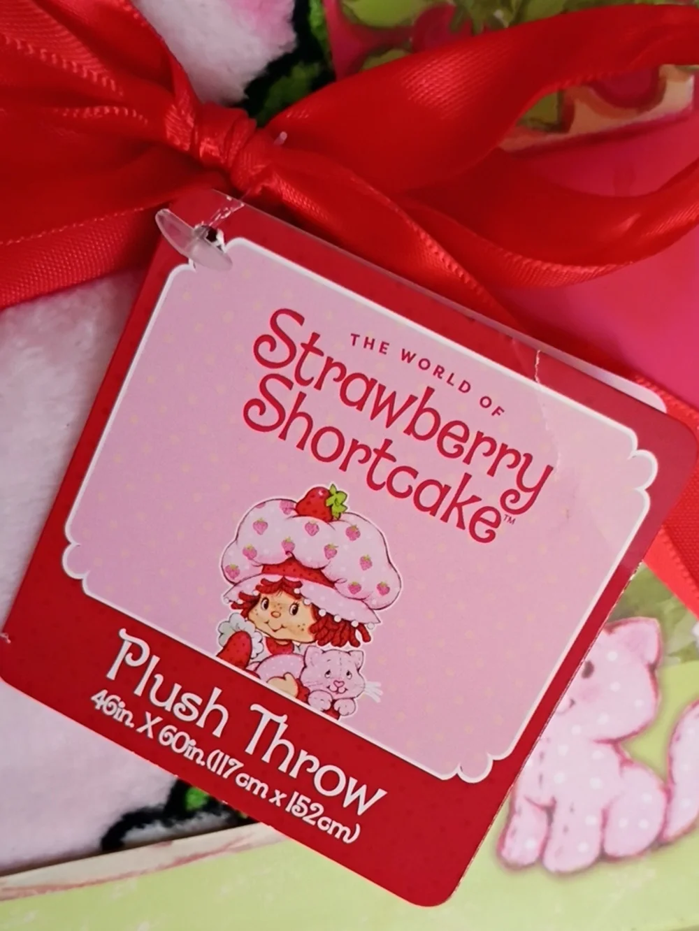 Pink Plush Throw - Collectible Gift Box